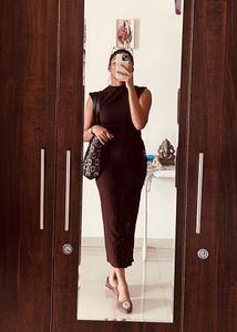 Brown Sleeveless Co ord