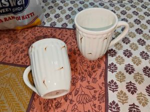 Rustic Ceramic Coffee Mugs (Set of 2)