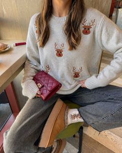 Cute Reindeer Christmas Sweater🌲🦒❤