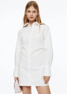 H&M Gathered Shirt Dress