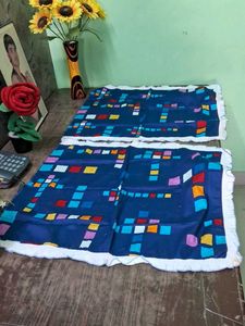 Blue Patterned Cloth Napkins (Set of 11)🆕💙🤍