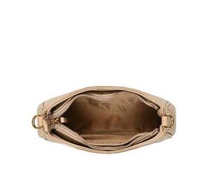 Eske Beige Croc Texture Chain Handbag