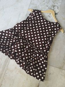 Chic Polka Dot Top