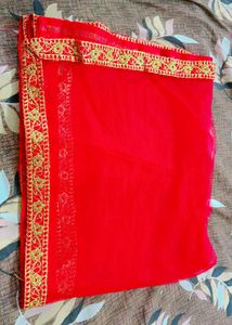 Red Embroidered Lehenga Choli for 10 years girl