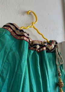 Beautiful Teal Lehenga Skirt