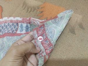 Bohemian Patchwork Print Kurta Top