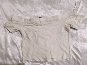 Off-Shoulder Cropped Top