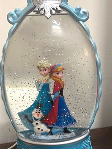 Frozen Sisters Musical Snow Globe with Lights