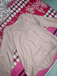 Korean Chic Pink Long Sleeve Top