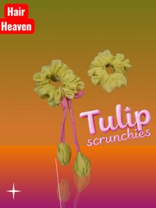 Tulip Scrunchies Set