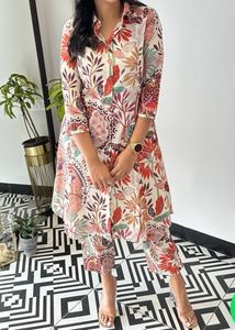 Multi Print Leaf cotton Cord set