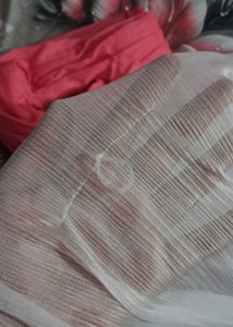 Dupattas - Pink &amp; White