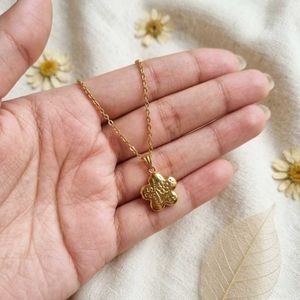 Floral Locket Necklace