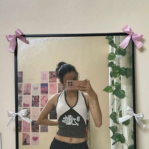 Cute Halter Neck Crop Top