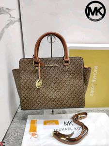 LATEST MICHAEL KORS SELMA MEDIUM SATCHEL HANDBAG*