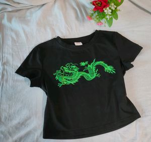 Urbanic Black Crop Top
