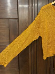 Forever 21 Mustard Yellow Knit Sweater