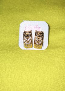 Ad Stone Half Circle Hoops