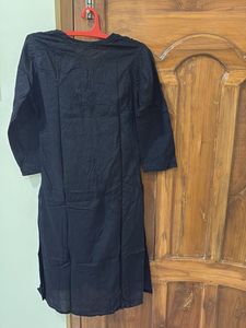 Black Chikankari Kurta