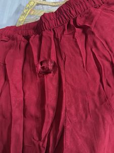 Maroon embroidered Sharara set