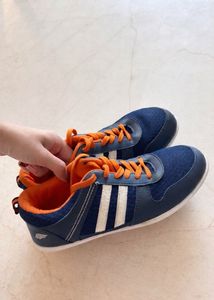 Bata Blue &amp; Orange Sneakers