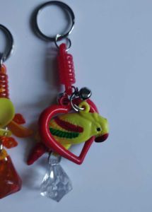 Cute Keychain Charms Set 6pcs se