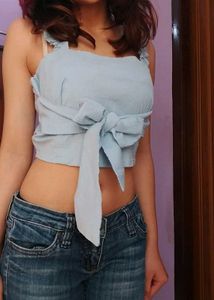 Cute Bow Pintresty Crop Top🎀