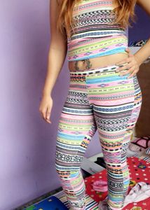Colorful Patterned Leggings