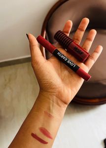 Nykaa &amp; Love Earth Lipstick Duo lip stick comb