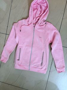 Cozy Pink Zip-Up Hoodie
