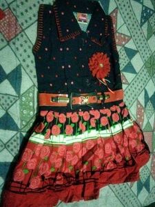 Girls' Dress and Pants Set