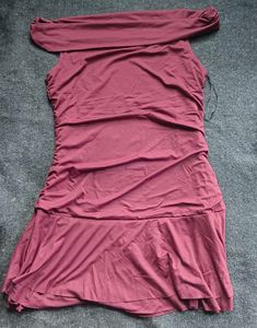Off-Shoulder Ruched Dress