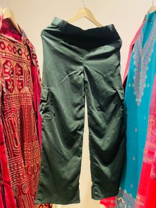 Trendy Green Cargo Pants