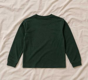 Green Graphic Long Sleeve T-Shirt