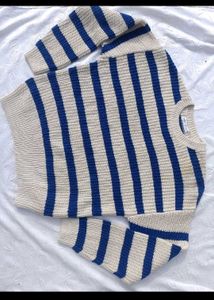 ZARA Striped Knit Pullover