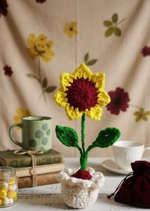 Handmade Crochet Sunflower
