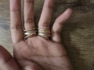 Stackable Gold Tone Rings