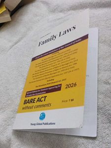 Family Laws Bare Act - 2026 Edition