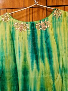 Designer Green Full Suit Set