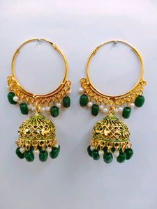 Bali With Jhumki Earrings For Girls/Womens