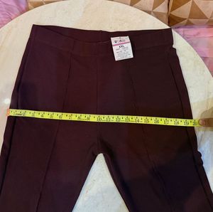 womens maroon pants
