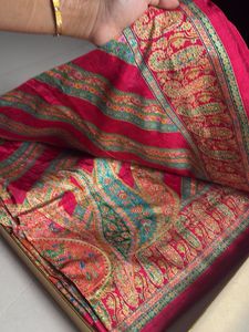 Embellished Silk Blend Saree