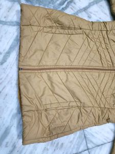 Tan Quilted Padded Jacket