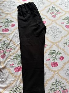 Black Tie-Waist Pants