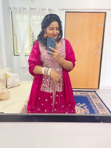 New Pink Rose Colour Full Set Dress