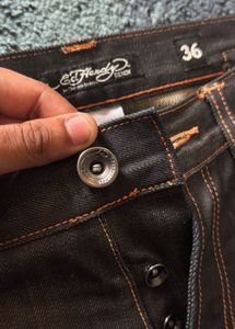 Ed Hardy Rare Back Print Denim Jeans – Vintage Y2K