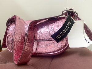 H&amp;M Metallic Pink Shoulder Bag