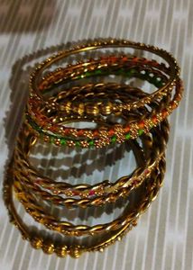 Set of Colorful Designer Bangles