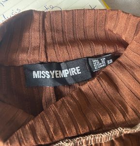 MISSY EMPIRE Contrast Stitch Bodysuit