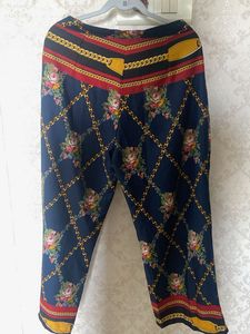 Boho Floral Print Palazzo Pants